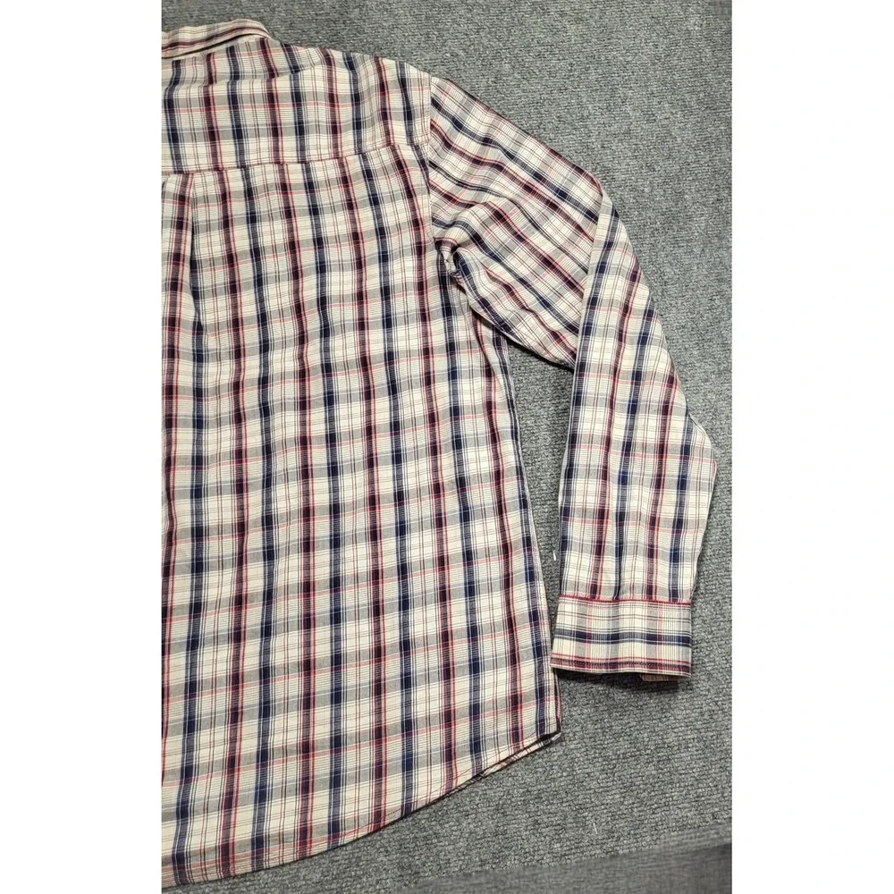 True Religion Men's Multicolor Plaid Long Sleeve Western Snap T-Shirt Size XXL